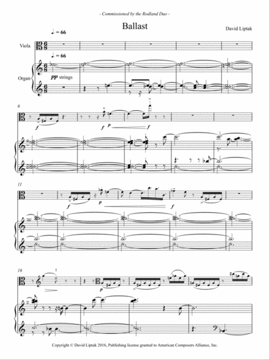 [Liptak] Ballast String Duet scores gallery preview page 5