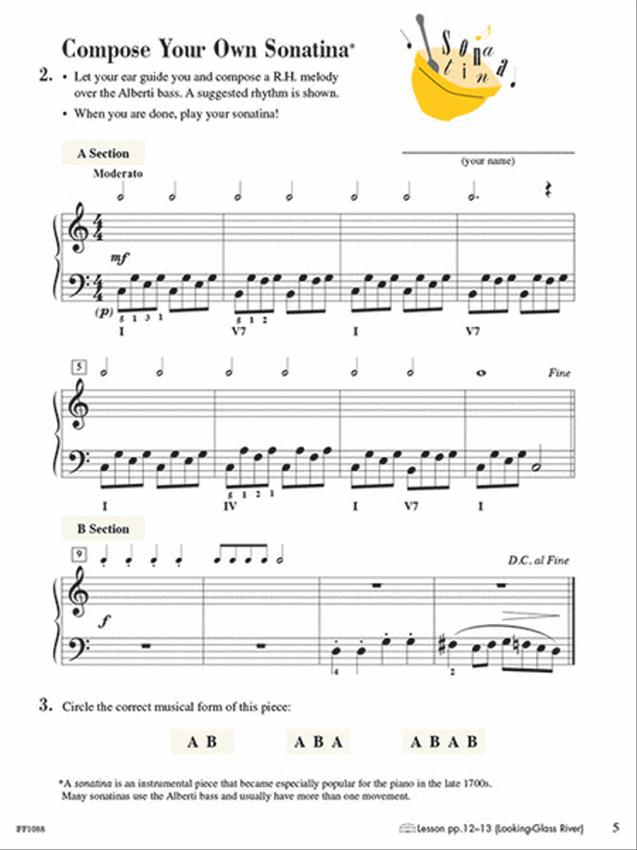 Level 3A – Theory Book – 2nd Edition Piano Method scores gallery preview page 3