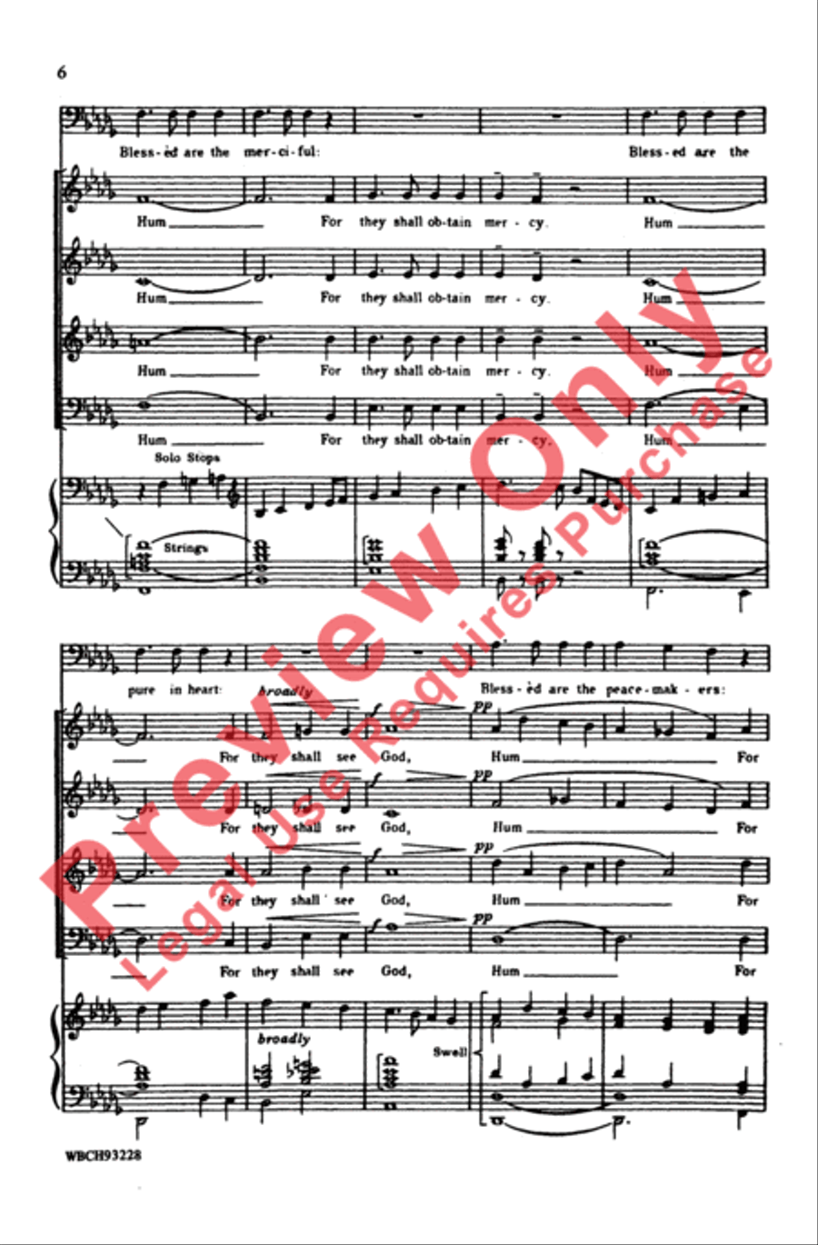Beatitudes Beatitudes 4-Part scores gallery preview page 5