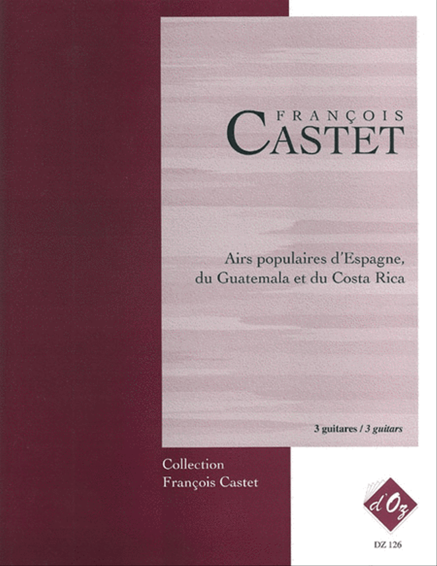 Airs populaires d'Espagne, du Guatemala... Guitar Ensemble scores gallery preview page 1