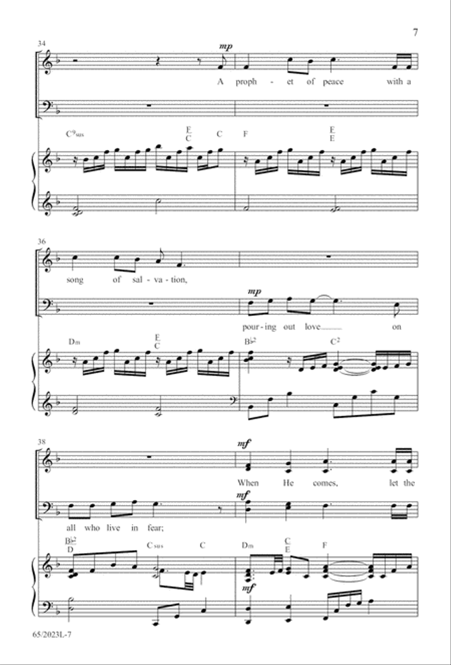 Child of Hope 4-Part scores gallery preview page 8