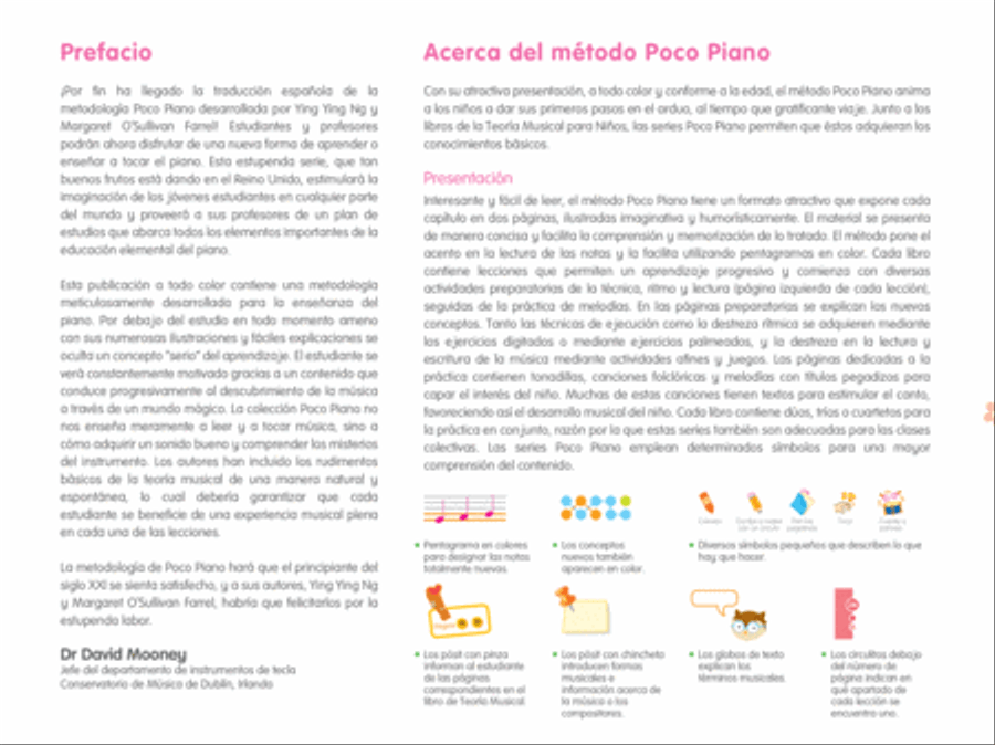 Poco Piano para Niños, Book 1 Piano Method scores gallery preview page 3