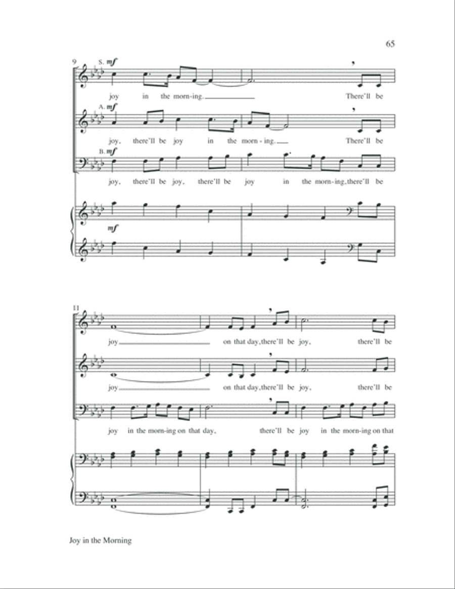 Easy Anthems, Vol. 4 3-Part scores gallery preview page 66