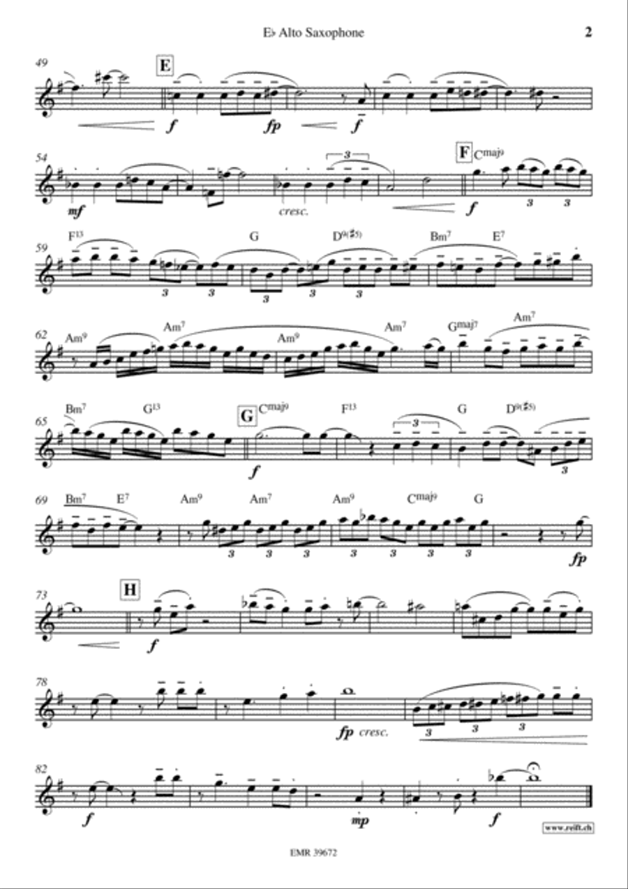 Chicago Alto Saxophone scores gallery preview page 3