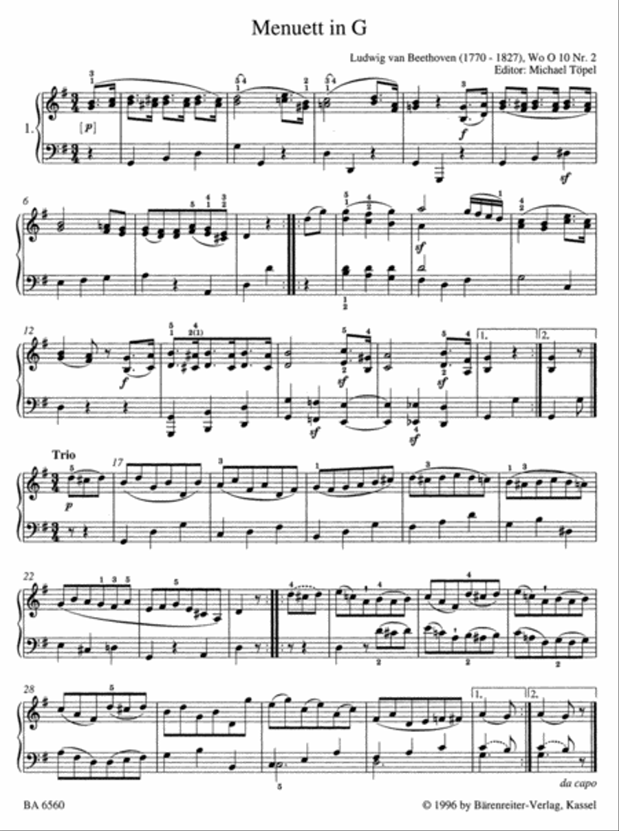 Leichte Klavierstuecke und Taenze Piano Solo scores gallery preview page 2
