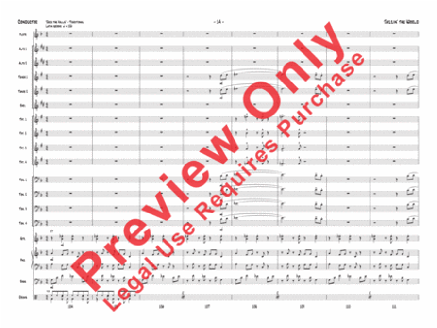 Jazzin' the World Jazz Ensemble scores gallery preview page 17