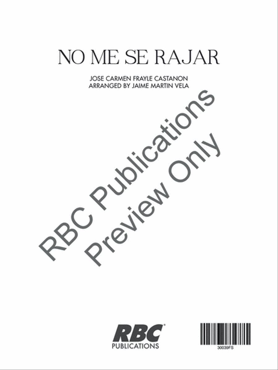 No Me Se Rejar Mariachi (Score) Voice scores gallery preview page 9