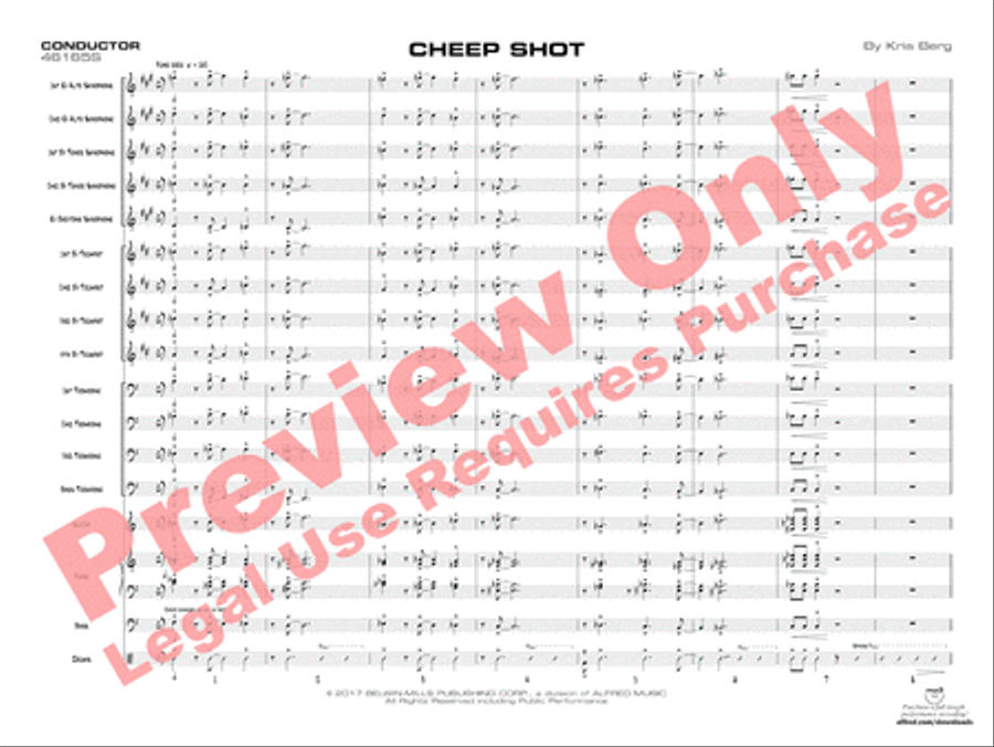Cheep Shot Cheep Shot Jazz Ensemble scores gallery preview page 4