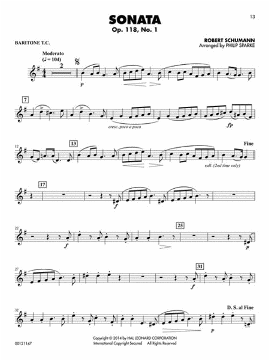 Classical Solos for Baritone T.C., Vol. 2 Baritone Horn TC scores gallery preview page 4