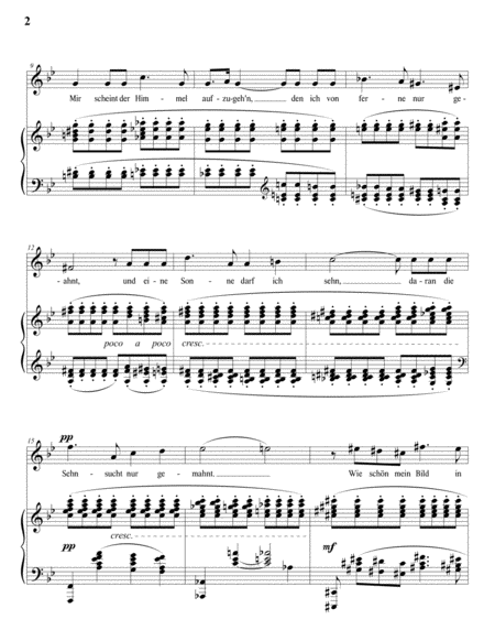 STRAUSS: Liebeshymnus, Op. 32 no. 3 (transposed to B-flat major)