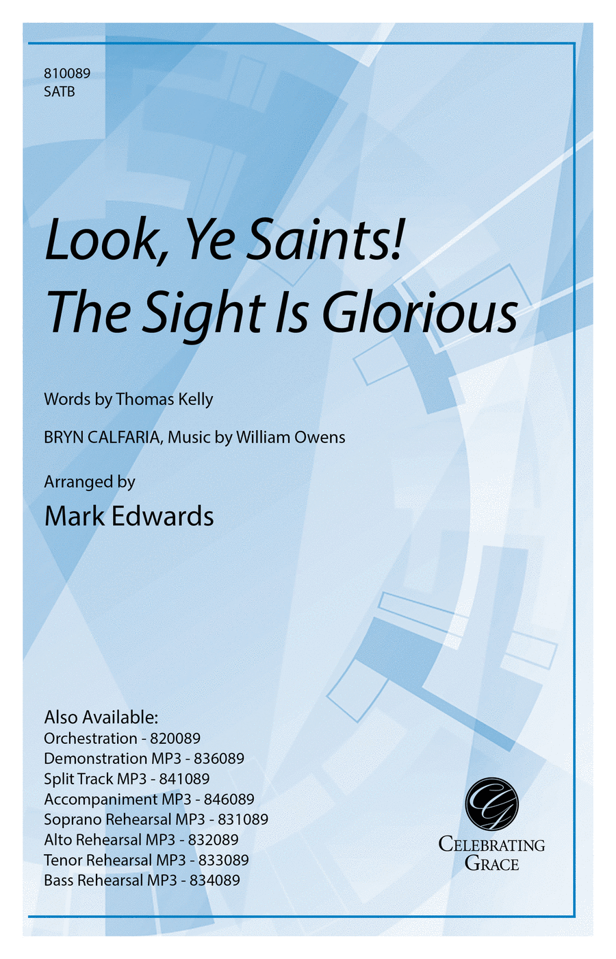 Look, Ye Saints! The Sight Is Glorious 4-Part scores gallery preview page 1