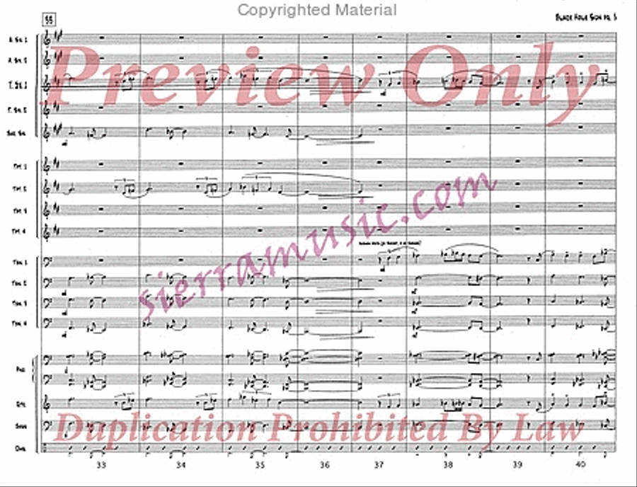 Black Hole Sun Jazz Ensemble scores gallery preview page 6