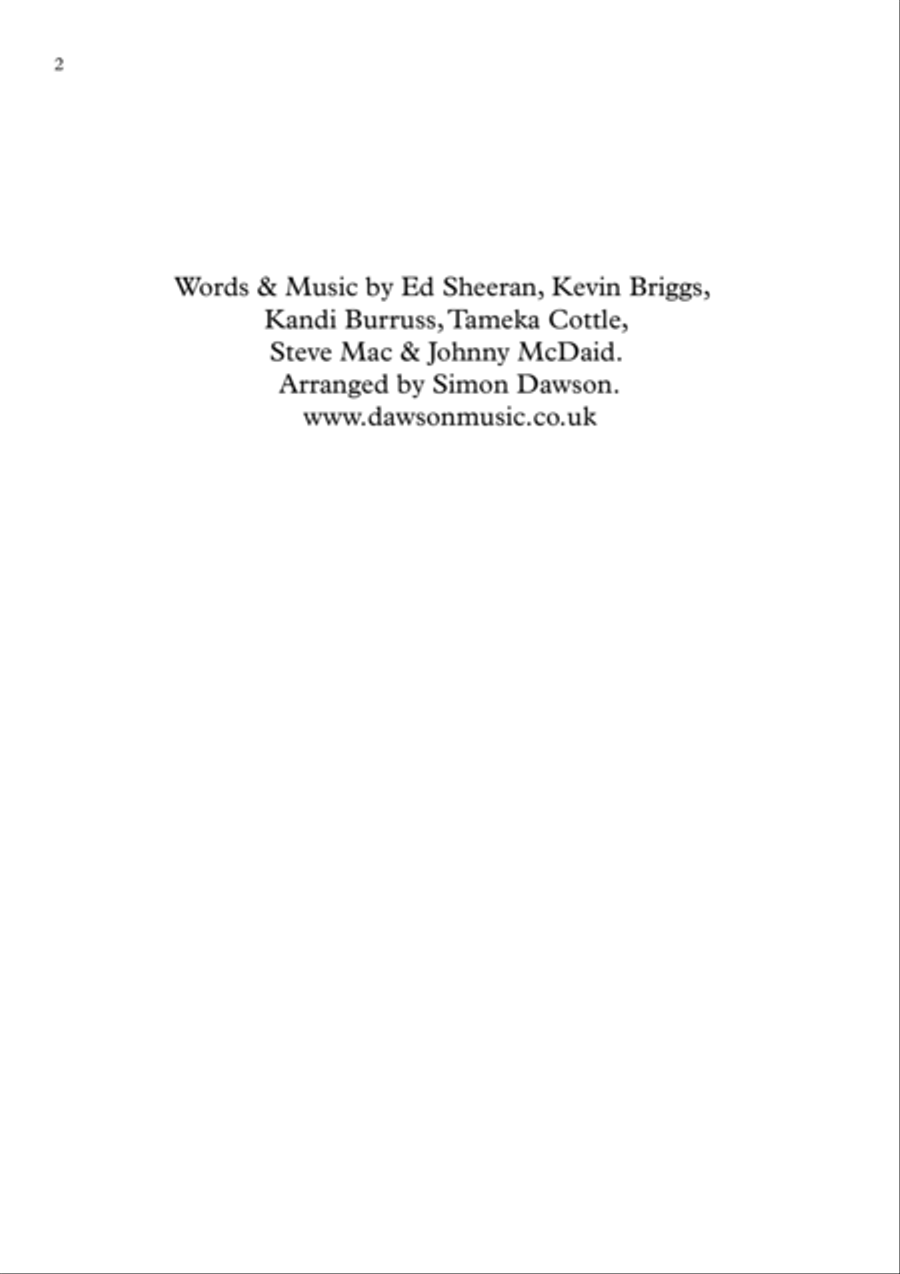 Shape Of You Flute scores gallery preview page 2
