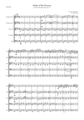 Waltz of The Flowers - from Nutcracker (P. I. Tchaikovsky) for Brass Quintet
