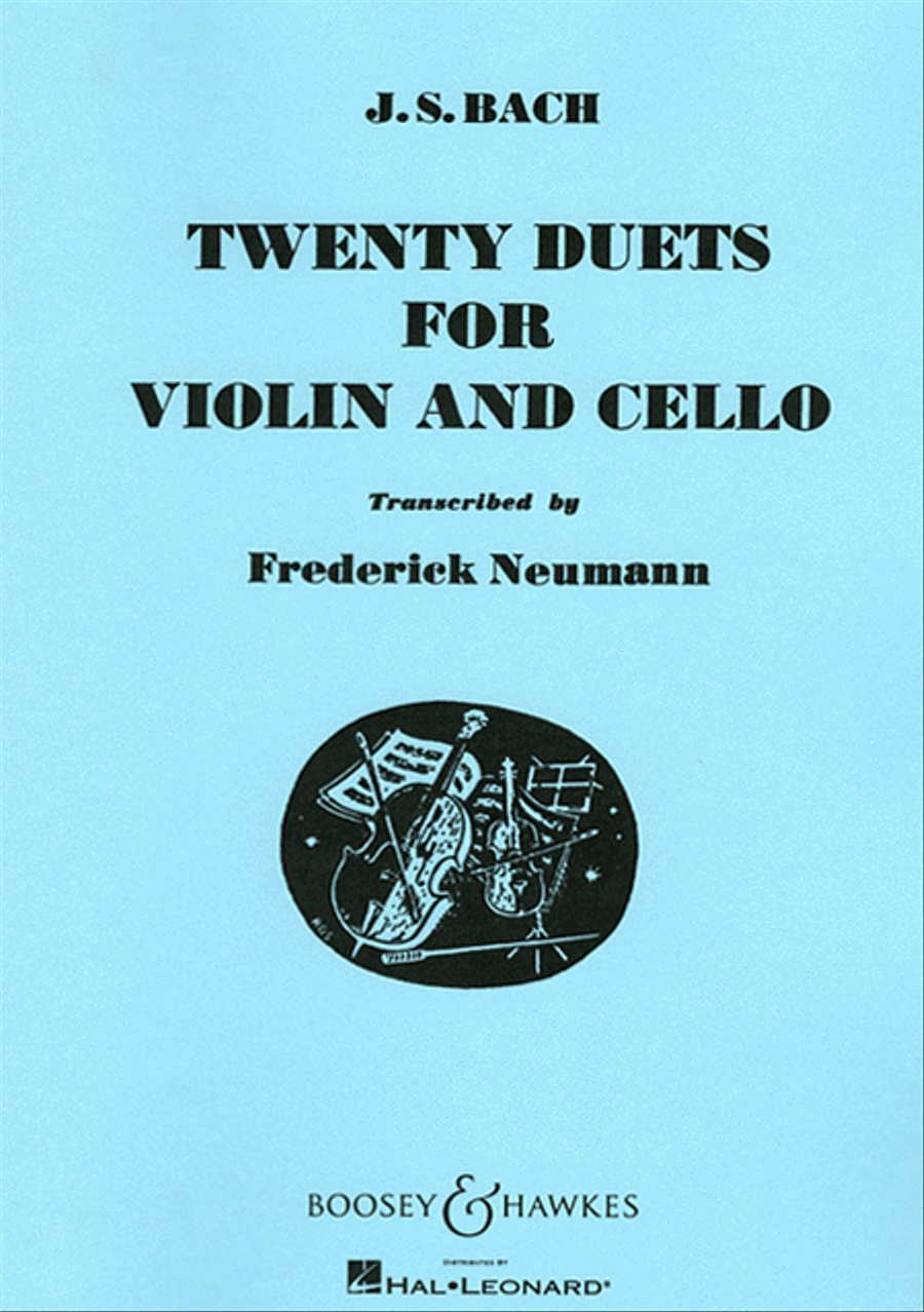 Twenty Duets for Violin and Cello String Duet scores gallery preview page 1
