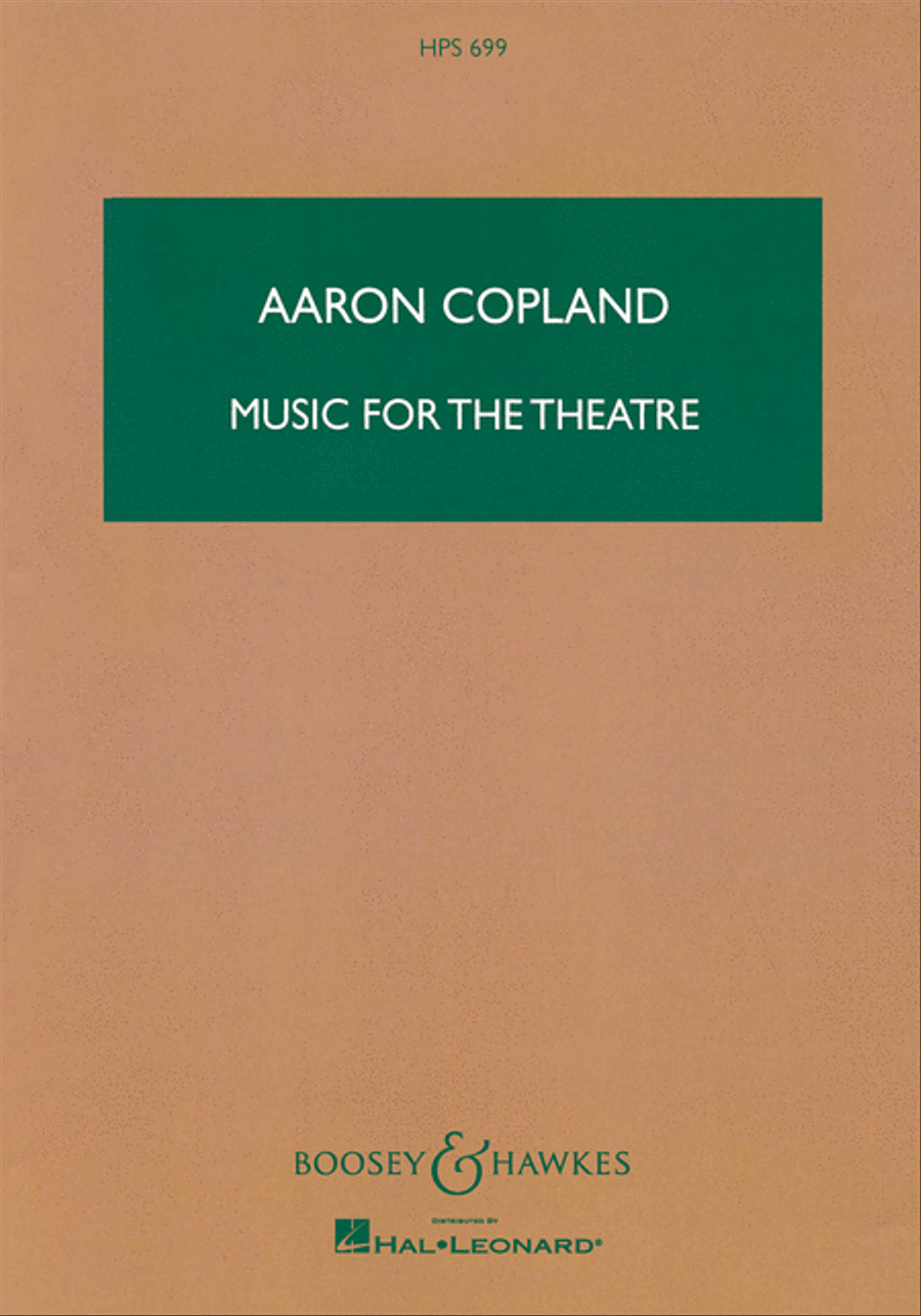 Music for the Theatre Music for the Theatre Orchestra scores gallery preview page 1
