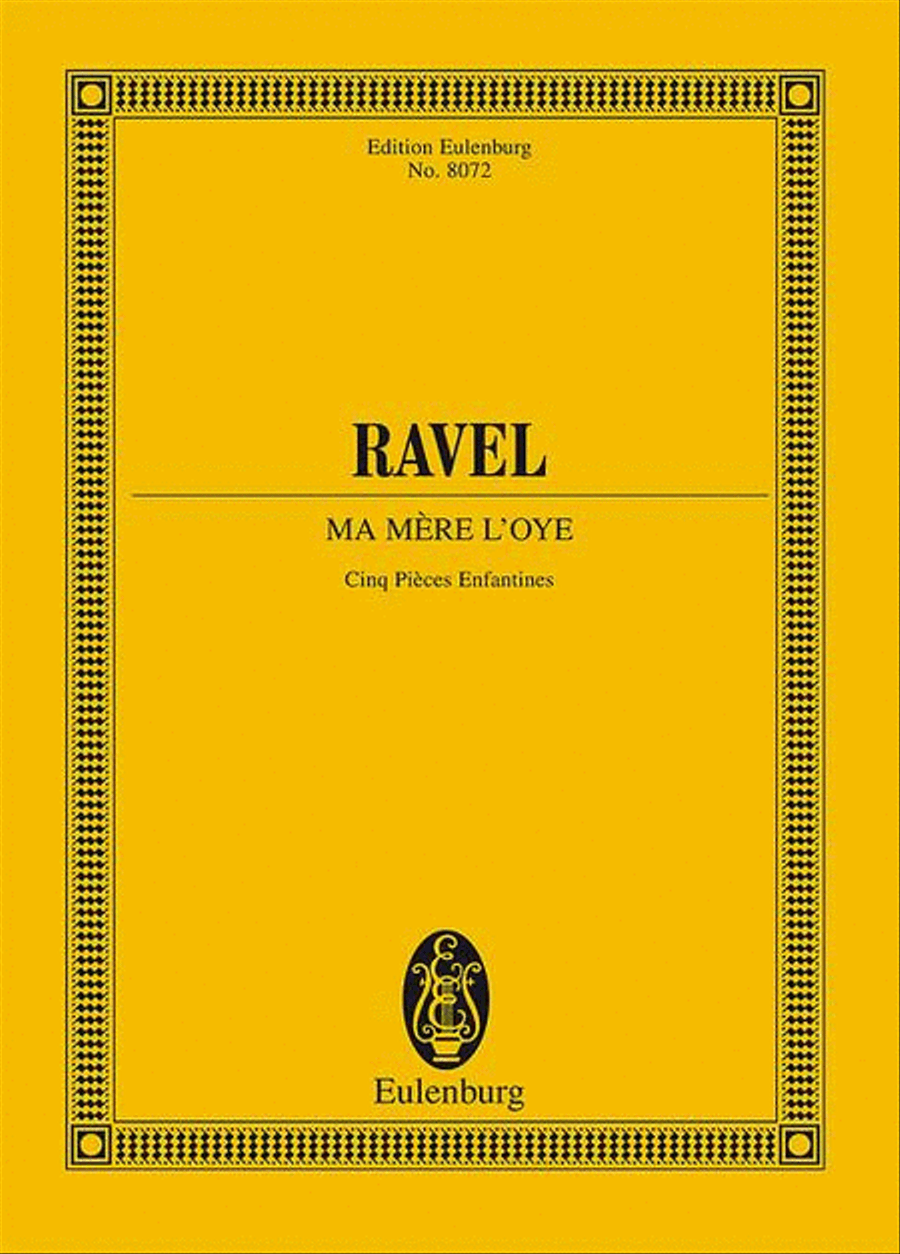 Ma Mère L'Oye Orchestra scores gallery preview page 1
