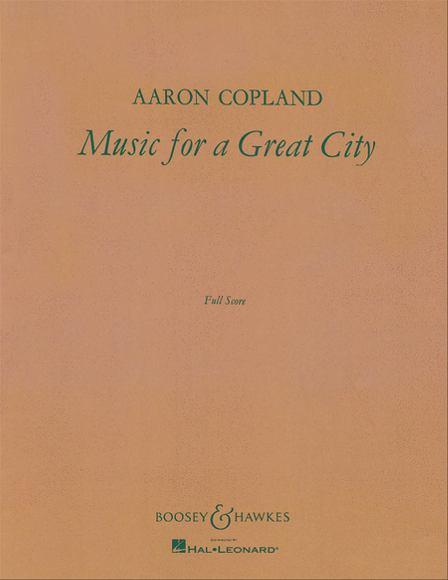 Music for a Great City Orchestra scores gallery preview page 1