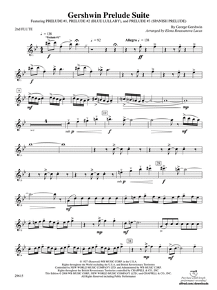 Gershwin Prelude Suite: 2nd Flute