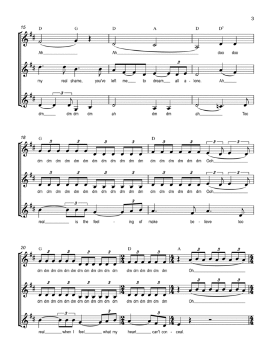 The Great Pretender Voice Solo scores gallery preview page 3