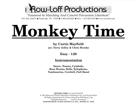 Monkey Time w/Tutor Tracks
