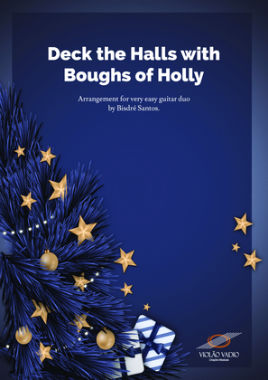 Book cover for Deck the Halls with Boughs of Holly - Very easy guitar duo