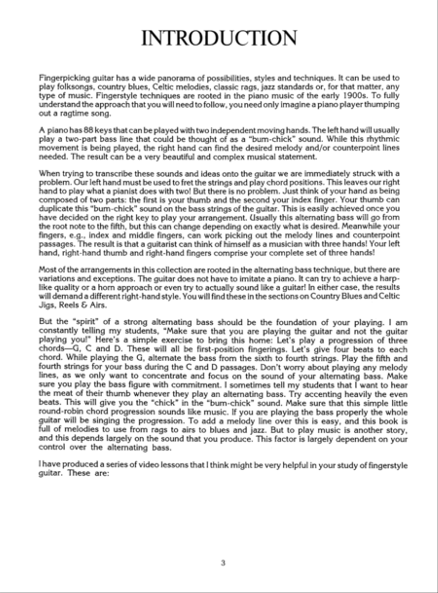 Complete Fingerstyle Guitar Book Fingerpicking Guitar scores gallery preview page 4