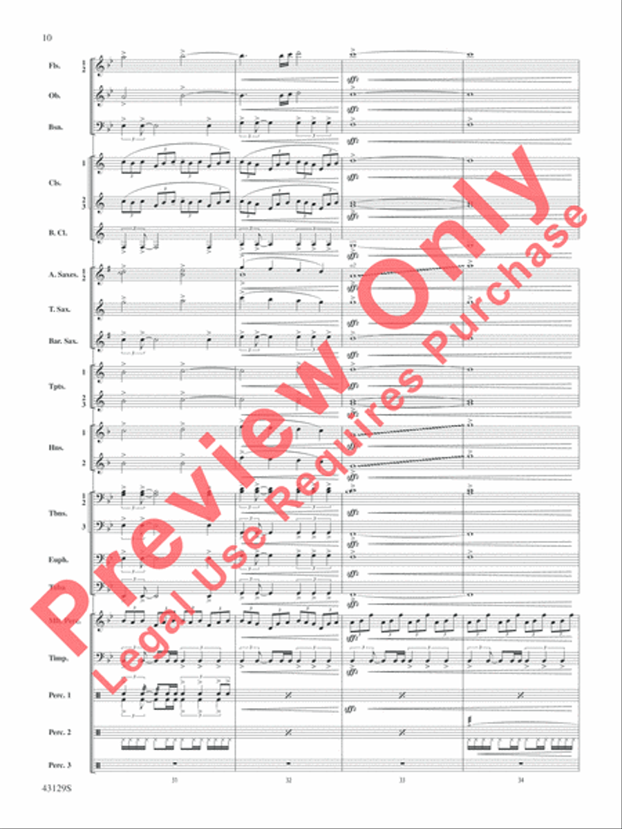 Soundtrack Concert Band scores gallery preview page 11