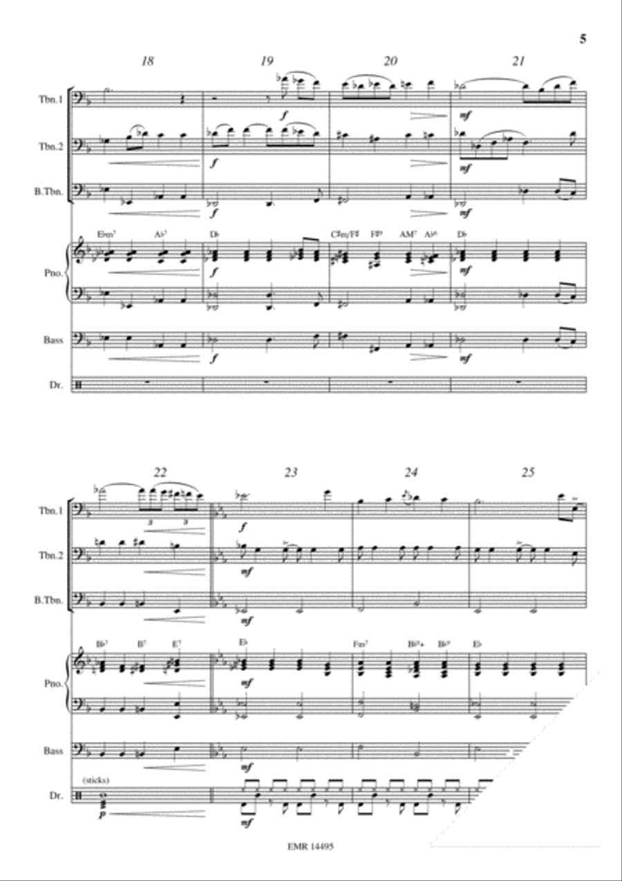 Bess, You Is My Woman Now Trombone Trio scores gallery preview page 5