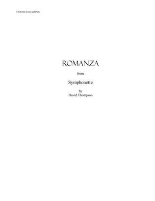 Romanza, from Symphonette