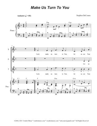 Book cover for Make Us Turn To You (SATB)