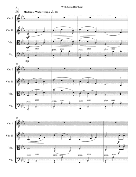 Wish Me A Rainbow by Ray Evans Cello - Digital Sheet Music