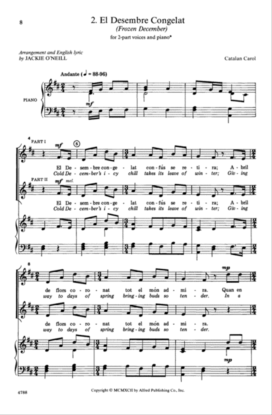 Two Catalan Carols Choir scores gallery preview page 6