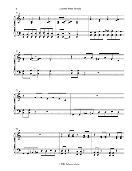 Gummy Bear Song Sheet music for Piano, Violin (Mixed Duet)