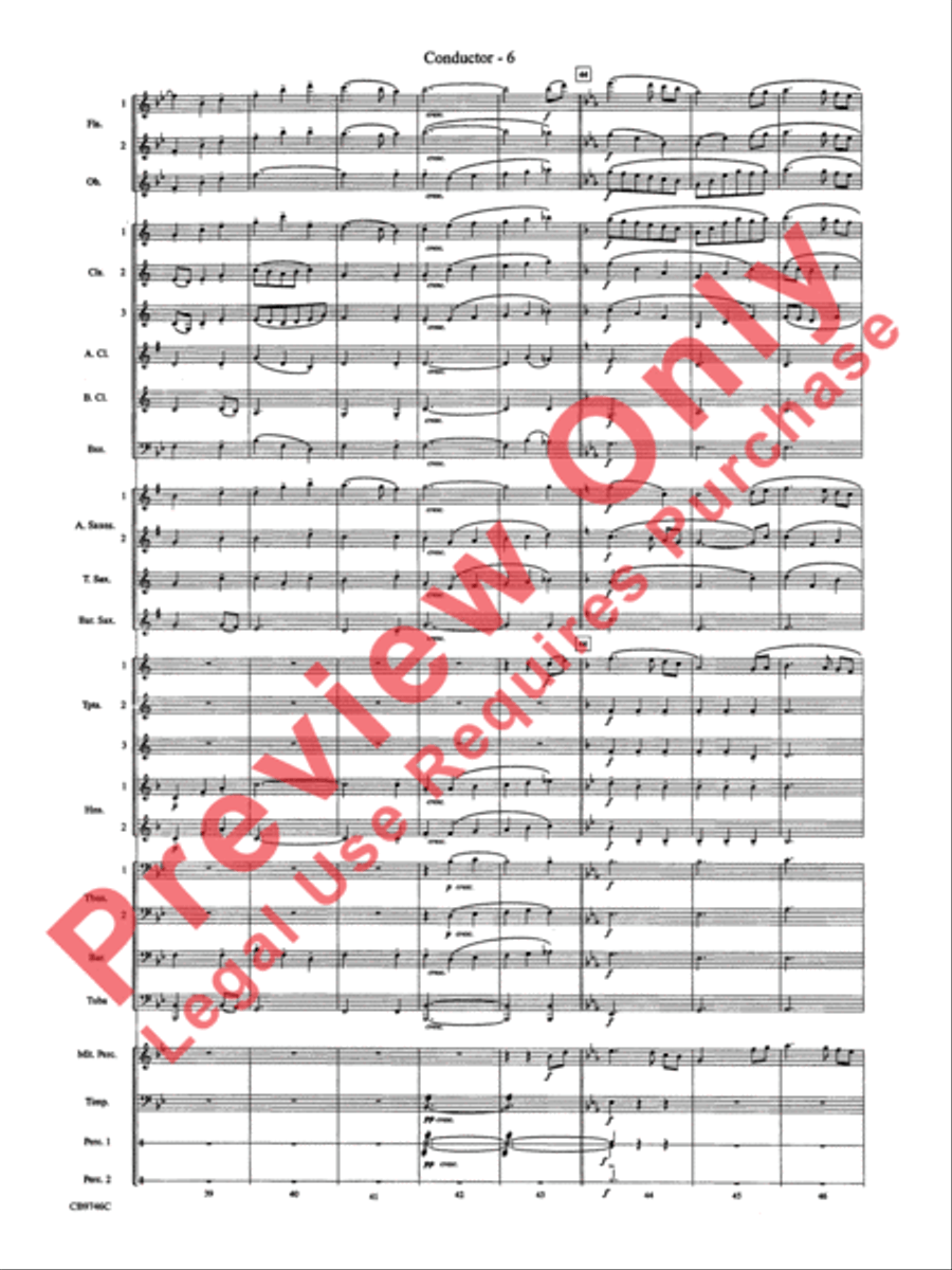 Ashokan Farewell (from The Civil War) Concert Band scores gallery preview page 8