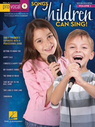 Book cover for Songs Children Can Sing!