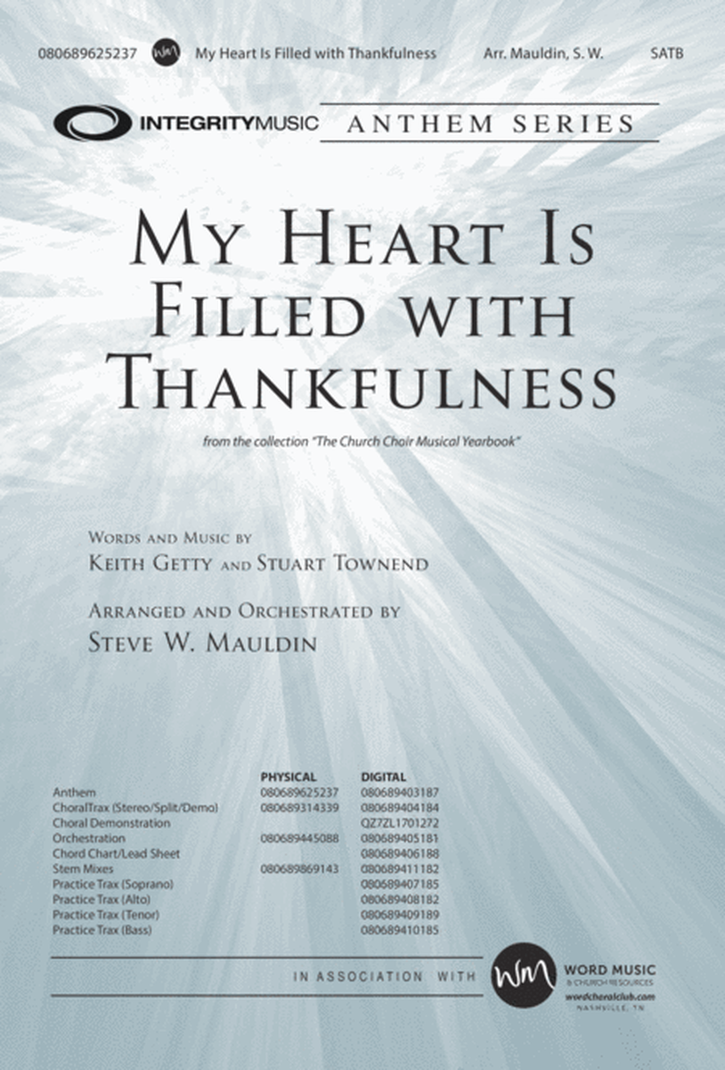 My Heart Is Filled with Thankfulness - Anthem