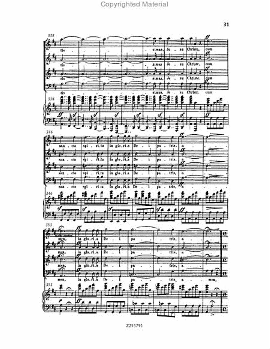 Missa Solemnis, Op.123 Choir scores gallery preview page 31