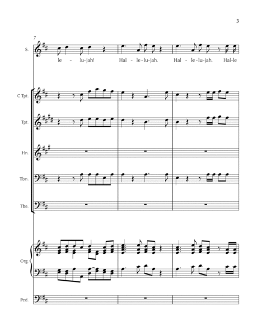 Hallelujah Chorus Hallelujah Chorus Small Ensemble scores gallery preview page 3