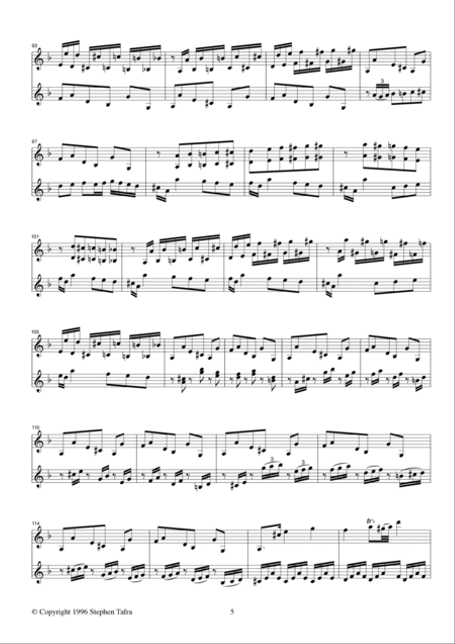 Fandango Fandango Guitar Solo scores gallery preview page 5