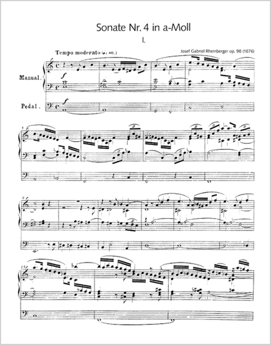 Organ Sonata No. 4 in A minor