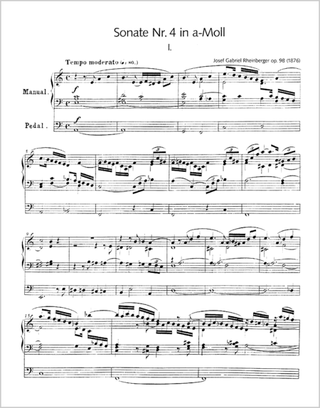 Organ Sonata No. 4 in A minor