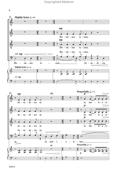 Ave Maria - SATB divisi a cappella Octavo