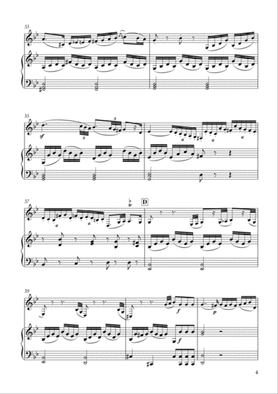 Largo e cantabile’ from ’How Do You Do’ Op.33-5, Hob.III:41 for Viola & Piano Viola scores gallery preview page 4