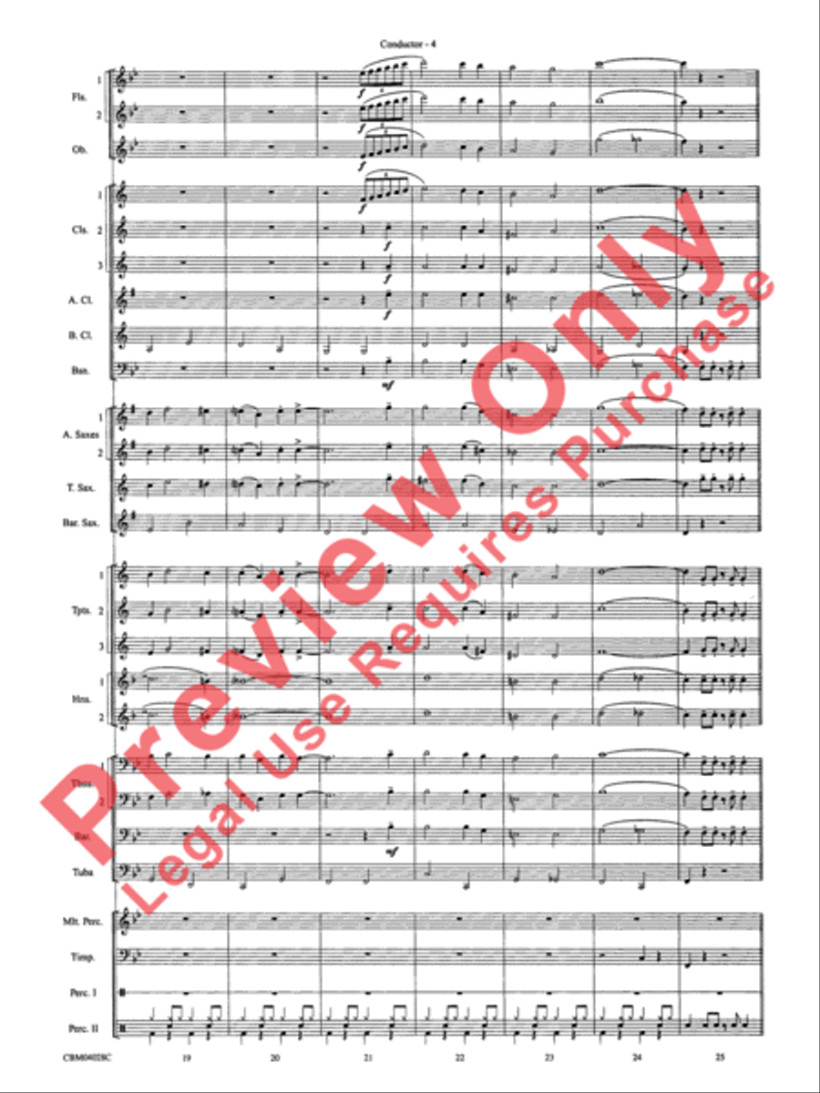 What's Up at the Symphony? Concert Band scores gallery preview page 7