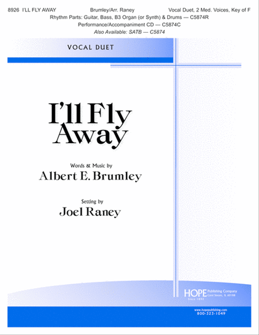 I'll Fly Away Voice scores gallery preview page 1