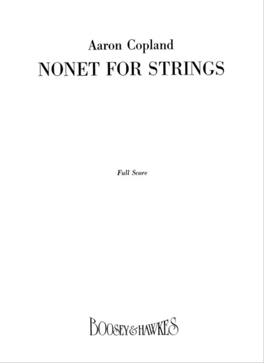 Nonet for Strings String Orchestra scores gallery preview page 1