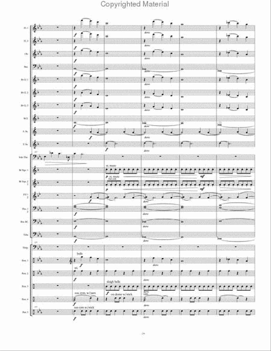 Seminar Concert Band scores gallery preview page 25