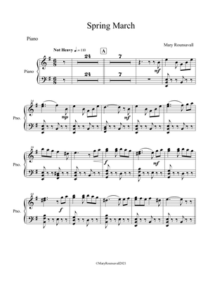 Spring March: PIANO PART