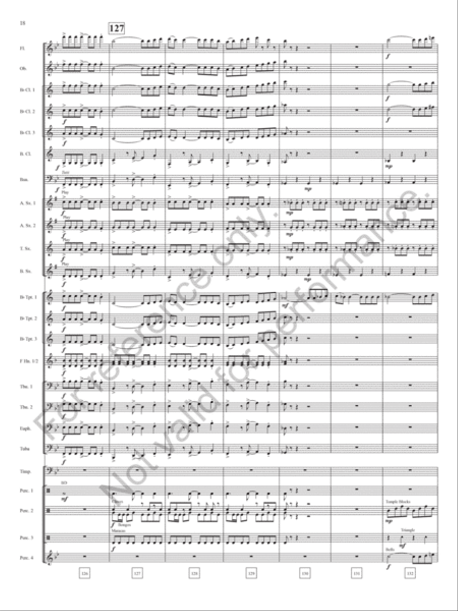 Mozart's Sandbox Concert Band scores gallery preview page 19